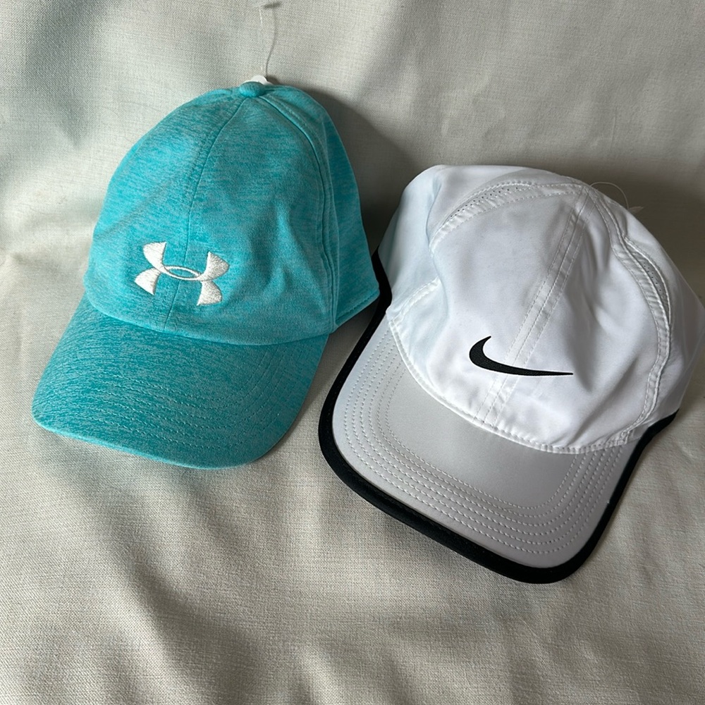 Two woman’s hats